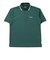 速乾ラインリブ5分袖ポロシャツ BU2545135:65:GREEN