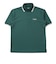 速乾ラインリブ5分袖ポロシャツ BU2545135:65:GREEN