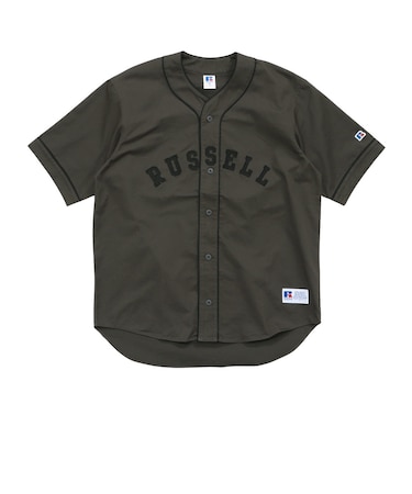 ラッセル（RUSSELL）ツイル ベースボール 半袖シャツ RBM26S0009 CGRY
