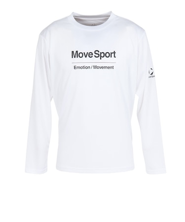 デサント（DESCENTE）長袖プリントTシャツ ST6SLTX1MB WH00