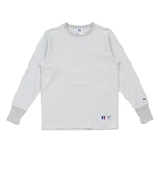 ラッセル（RUSSELL）プロコットン ロングスリーブ クルーネック Tシャツ RBM26ES0001 MGRY