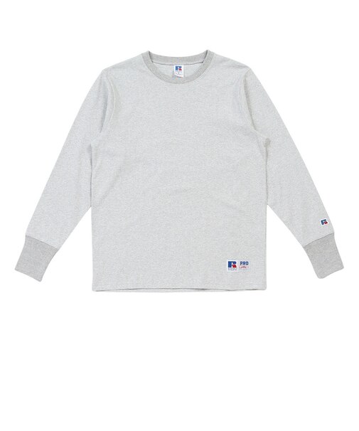 ラッセル（RUSSELL）プロコットン ロングスリーブ クルーネック Tシャツ RBM26ES0001 MGRY