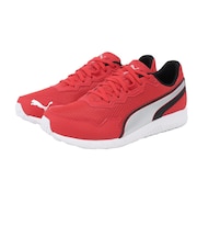プーマ(PUMA)ジュニア ランニングシューズ レースシューズ スピードモンスター PL レッド ブラック 19536430 スポーツ シューズ