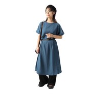 エルケクス（ELKEX）リラックスフィット ワンピース EKL6S10016 BLUE