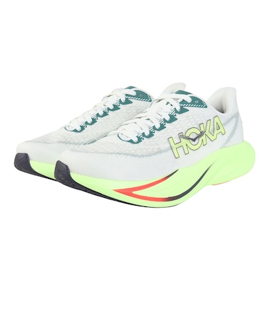 ホカ（HOKA）ランニングシューズ ジョギングシューズ マッハ 7 ワイド ホワイト 1171906-FYZ スポーツ シューズ