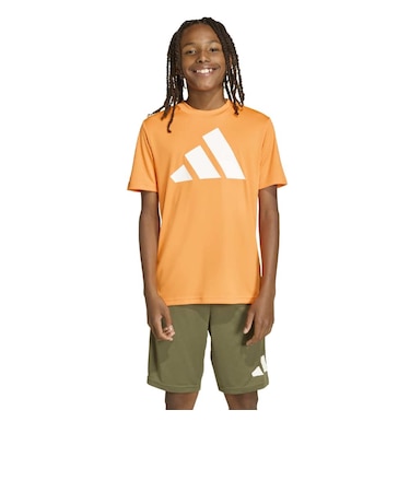 アディダス（adidas）ジュニア トレイン エッセンシャルズ ビッグロゴ 半袖Tシャツ CQ065-KB6808