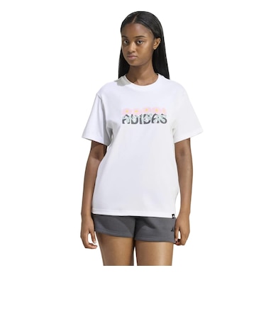 アディダス（adidas）ソフト サイド FLOWER グラフィックTシャツ DJ631-KA5097