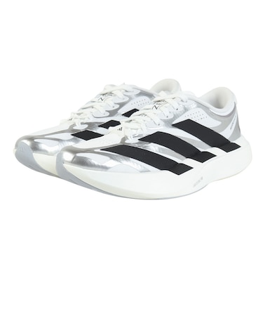 アディダス(adidas)ランニングシューズ トレーニングシューズ 部活 アディゼロ EVO SL EXO ホワイト ブラック OSE16-KI4782 スポ…