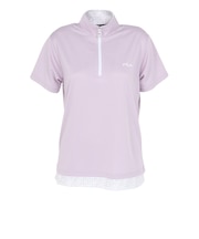 フィラ（FILA）テニスウェア フェイクハーフジップTシャツ CE6SAW039-LAV