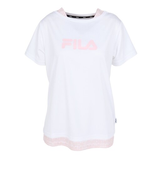 フィラ（FILA）テニスウェア 半袖フェイクTシャツ CE6SAW040-WT0