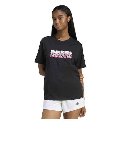 アディダス（adidas）ソフト サイド FLOWER グラフィックTシャツ DJ631-KA5098