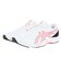 アシックス（ASICS）ランニングシューズ トレーニングシューズ 部活 ライトレーサー 6 ホワイト レッド 1011B971.102 スポーツ シューズ