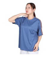 ルコックスポルティフ(lecoqsportif)ジャガード半袖Tシャツ LU5FHT00L BL00
