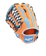 ローリングス(Rawlings)ソフトボール用グラブ グローブ オールラウンド用 左投用 ハイパーテックカラーズ Y719 GS6HTCY719-ORG/CB…