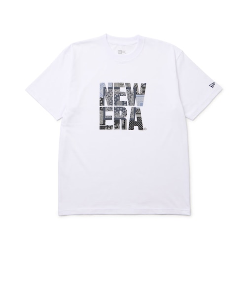 ニューエラ（NEW ERA）半袖 コットン Tシャツ Oriental Paisley スクエアロゴ 14856696