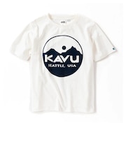サークルロゴ Tシャツ ホワイト 19821827 WHT