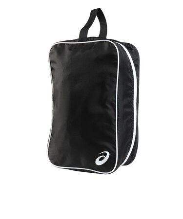 アシックス(ASICS)シューズケース L 黒×白 10L 3033C228.002 シューズバッグ シューズ入れ 手提げバッグ 大型