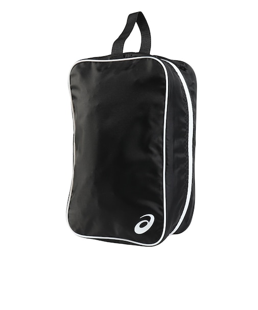 アシックス(ASICS)シューズケース L 黒×白 10L 3033C228.002 シューズバッグ シューズ入れ 手提げバッグ 大型