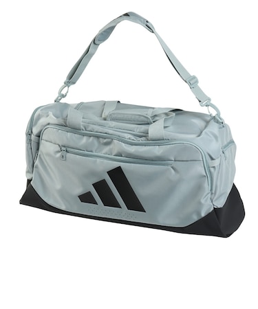 アディダス（adidas）ダッフルバッグ トレーニング ディフェンダー ミディアム グレー 60L TK959-KC6754 大容量 ボストンバッグ