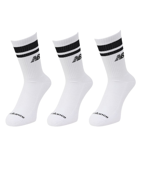 ニューバランス（new balance）エブリディミッドカーフ ソックス 3足組 AC5690EWK