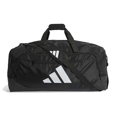 アディダス（adidas）ダッフルバッグ トレーニング ディフェンダー ラージ 黒 94L WM253-JZ0606 ボストンバッグ 特大容量