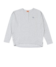 クリフメイヤー（KRIFF MAYER）長袖Tシャツ UVカットさら コクーン ロンTシャツ W2537816:15:GRAY