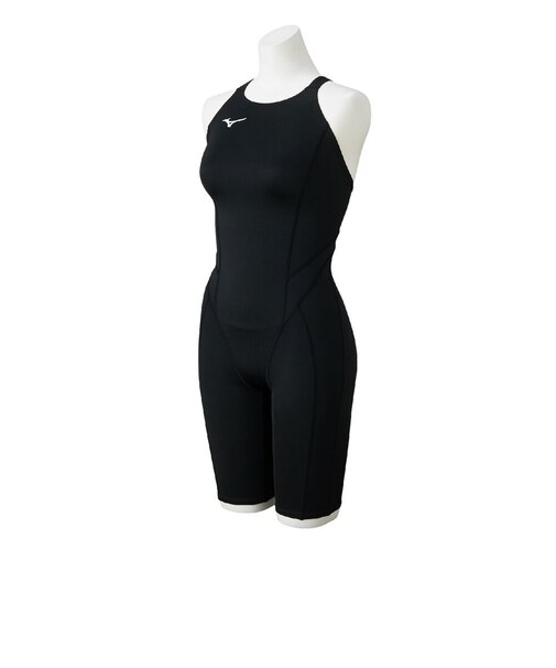 ミズノ（MIZUNO）競泳水着 レディース 水泳 GX・SONIC STREAM 競泳用ハーフスーツ マスターズバック WA承認 黒 SS-3Lサイズ N2M…