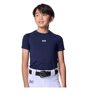 アンダーアーマー(UNDER ARMOUR)野球 アンダーシャツ ジュニア ヒートギア コンフォート フィッティド 半袖クルーネックシャツ 6012724 4…