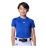アンダーアーマー(UNDER ARMOUR)野球 アンダーシャツ ジュニア ヒートギア コンフォート フィッティド 半袖クルーネックシャツ 6012724 4…