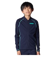 アンダーアーマー(UNDER ARMOUR)水着 ジュニア 男子 水泳 スイムウェア 長袖 フルジップ ジャケット 紺 120-160サイズ 6012505 …
