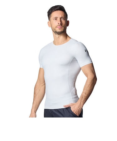アンダーアーマー(UNDER ARMOUR)接触冷感 ひんやりクール コンプレッション 半袖シャツ 6012581 023
