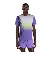 ニューバランス(new balance)Race Day ウルトラライトプリントTシャツ MT61Q7IDEPU