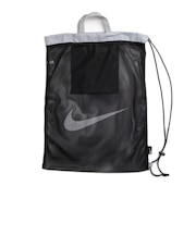ナイキ(NIKE)水泳バッグ メッシュワンショルダープールバッグ 黒 16L 1994043-0009 スイミングバッグ メッシュ ナップザック