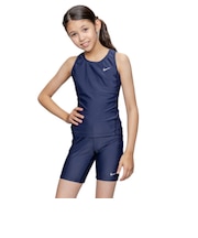 ナイキ(NIKE)スクール水着 ジュニア 女子 水泳 ガールズセパレーツ 紺 120-170サイズ1991126-0019 セパレート水着 女子水着 スパッツ