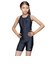 ナイキ（NIKE）スクール水着 ジュニア 女子 水泳 ガールズセパレーツ 黒 120-170サイズ 1991126-0009 セパレート水着 女子水着 スパッツ