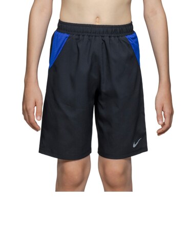 ナイキ（NIKE）スクール水着 ジュニア 男子 水泳 ボーイズボレーショーツ 黒×青 110-170サイズ 1991123-0010 男子水着 ルーズトランクス