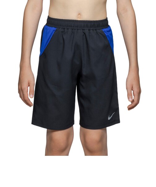 ナイキ（NIKE）スクール水着 ジュニア 男子 水泳 ボーイズボレーショーツ 黒×青 110-170サイズ 1991123-0010 男子水着 ルーズトランクス