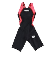 アリーナ(ARENA)水着 ジュニア 女子 水泳 アクアレーシングスパッツ WA承認モデル 黒×赤 130-150サイズ AS6SRC50G BKRD レーシ…