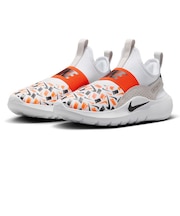ナイキ(NIKE)ジュニアスニーカー スポーツシューズ フレックス ランナー 4 ホワイト オレンジ IO9506-100