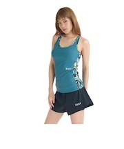 ロキシー(ROXY)フィットネス水着 レディース 水泳 YOU WILL DO FINE タンキニ 水着 緑 S-Lサイズ 26SPRSW261505GRN
