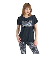 ロキシー(ROXY)フィットネス BREEZE FLOW 半袖Tシャツ 水陸両用 26SU RST262567 BLK