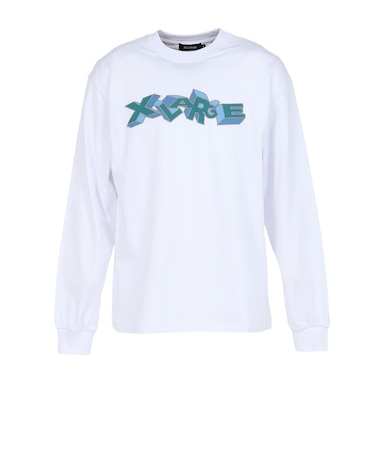 エクストララージ（XLARGE）ロンT 3Dロゴ 長袖Tシャツ 101261011010-WHITE