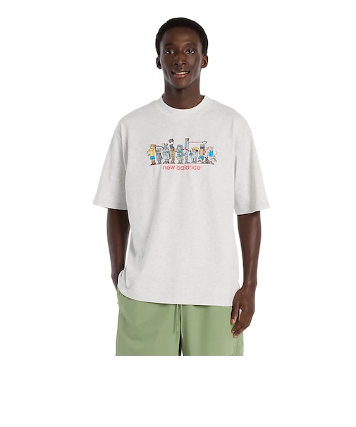 ニューバランス（new balance）Ghica ラインアップオーバーサイズTシャツ MT61T7CJAHH