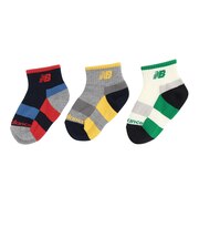 ニューバランス(new balance)ボーイズ 3足組 ソックス LAS55648AS4