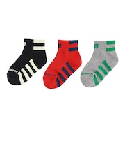 ニューバランス(new balance)ボーイズ 3足組 ソックス LAS55648AS3
