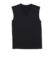 デュアリグ（DUARIG）インナー ドライプラスクール ドットメッシュ Vネック ノースリーブ 黒 S-3Lサイズ 6S0008-WAUW-891GC BLK…