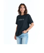 ロキシー（ROXY）WILDSIDE PAISLEY ペイズリー柄ロゴ 半袖Tシャツ 26SPRST261091BLK