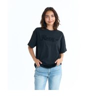 ロキシー(ROXY)ALGAE サガラ刺繍ロゴ 半袖Tシャツ 26SPRST261095BLK