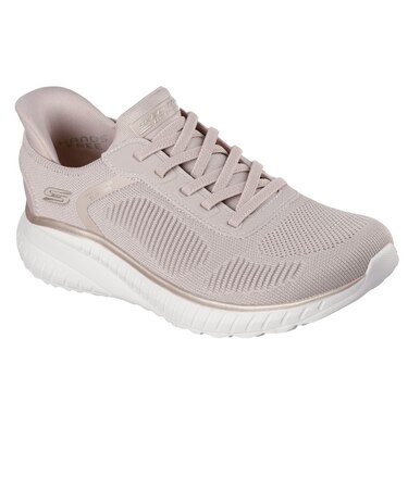 スケッチャーズ(SKECHERS)カジュアルシューズ SLIP-INS ボブス スポート スクワッド カオス ベージュ 117497W-NTGD
