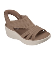 スケッチャーズ(SKECHERS)ストラップサンダル SLIP-INS パラレル ライト - サマー インバイト モカチャ 120012-MOC